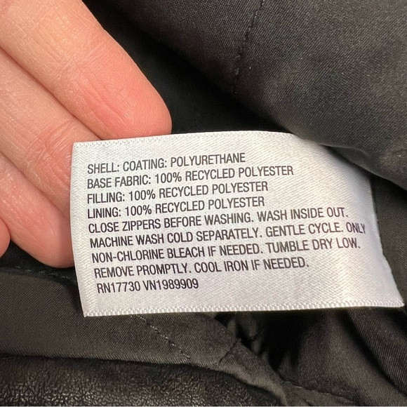 Universal Thread Women's Classic Moto Faux Leather Jacket Black Size M - Picture 10 of 11